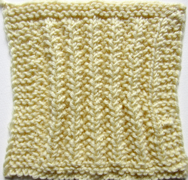 Knitting Sampler Pillow, Part 4: Mistake Rib - Stitch and Unwind